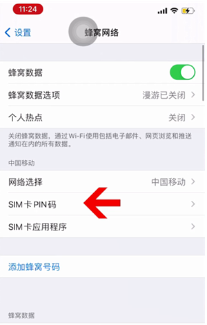 老街街道苹果14维修网分享如何给iPhone14的SIM卡设置密码 