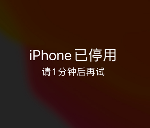 老街街道苹果手机维修分享:iPhone 显示“不可用”或“已停用”怎么办？还能保留数据吗？ 