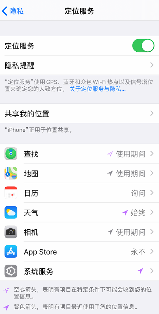 老街街道苹果手机维修分享iPhone 状态栏中时间显示为蓝色图标是什么情况 